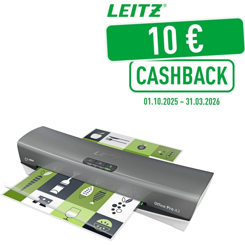 Leitz iLAM Office Laminiergerät DIN A3, dunkelgrau
