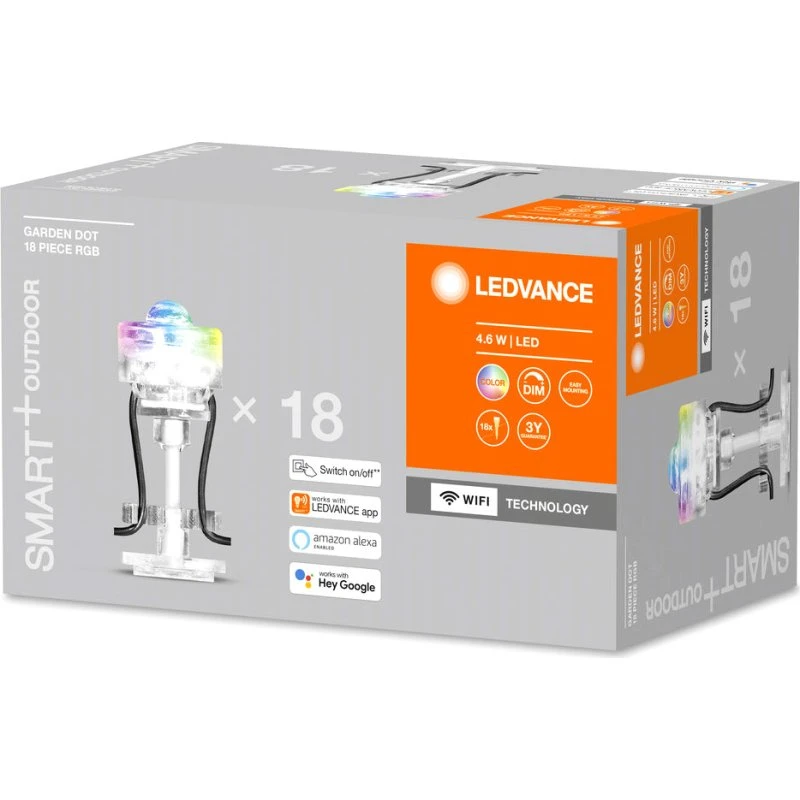 LEDVANCE SMART+ WiFi Garden Dot 18er-Set RGBW