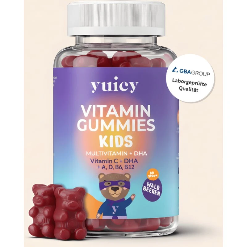 yuicy Kids Gummies 60 Stk. vegan & zuckerreduziert