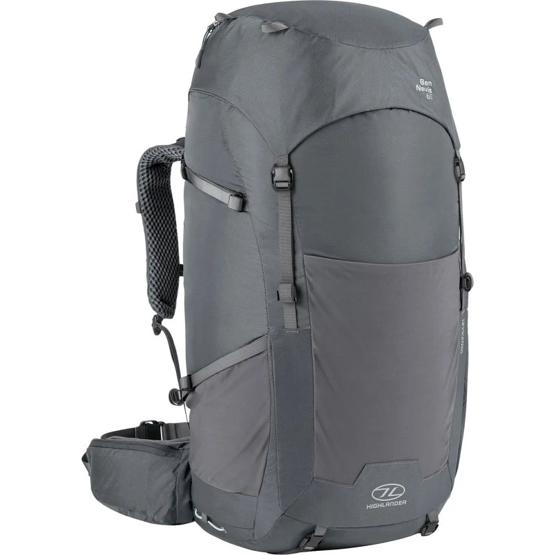 Highlander Ben Nevis 65 l Rucksack Grau