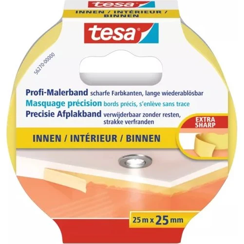 tesa Maler-Krepp Precision Indoor 25m x 25mm