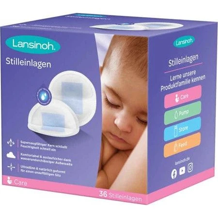Lansinoh Blue Lock™ Stilleinlagen 36 Stück