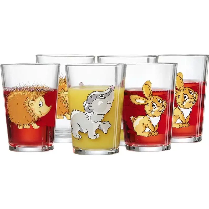 Ritzenhoff & Breker Kinderbecher Waldtiere 6-tlg, Glas