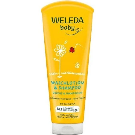 Weleda Calendula Waschlotion & Shampoo 200ml