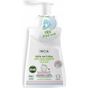 INCIA Baby Foam Shampoo Hair & Body 200 ml