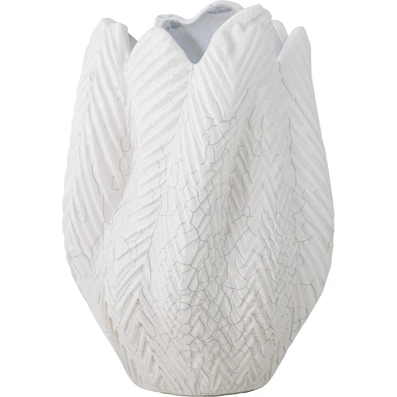 Bloomingville Besa Vase Ø17x26 cm weiß