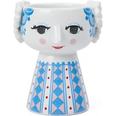 Bjørn Wiinblad Eva Kerzenständer blau 9,5 cm
