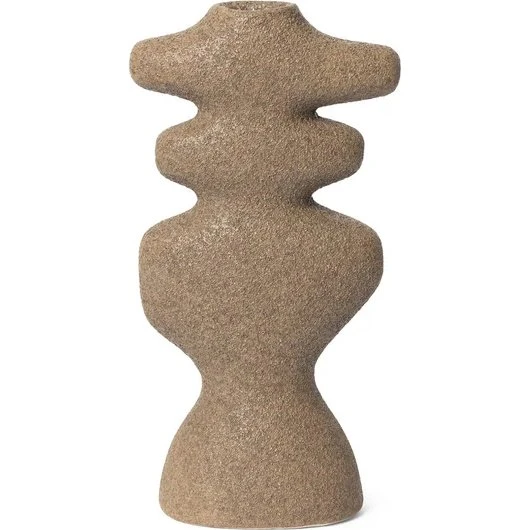 Ferm LIVING Yara Kerzenhalter Sand 19,5 cm