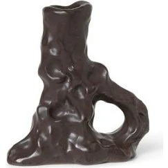 Ferm Living Dito Kerzenhalter Single Dark Brown
