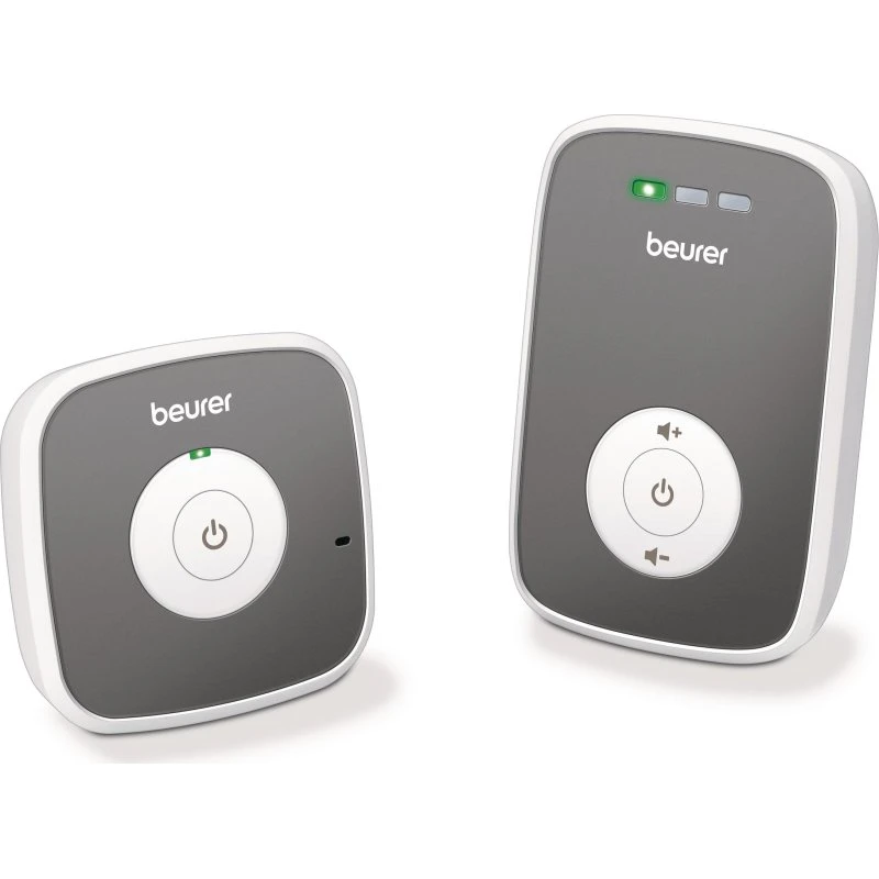 Beurer BY 33 Babyphone mit LED-Geräuschpegel, 120 Kanäle, Grau