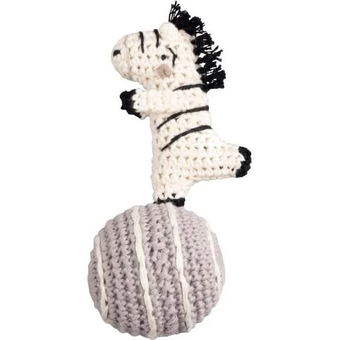 Sebra Häkel-Rassel Zebra Bio-Baumwolle