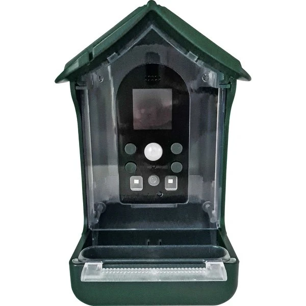 Berger & Schröter Vogel-Futterhaus mit Kamera, Solarpanel, 1,3 MP