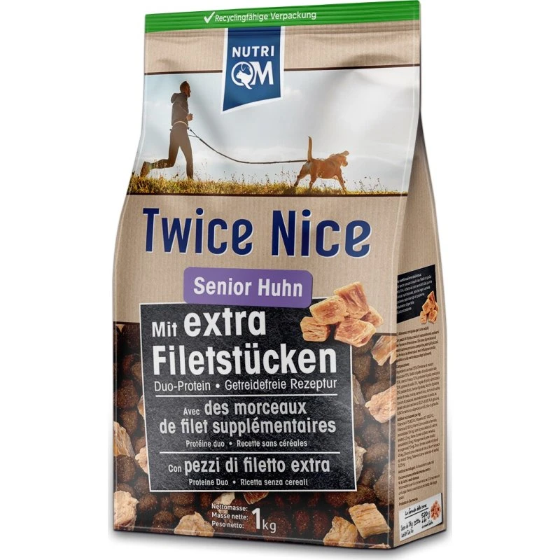 NutriQM Twice Nice Senior Rind & Huhn 4 kg