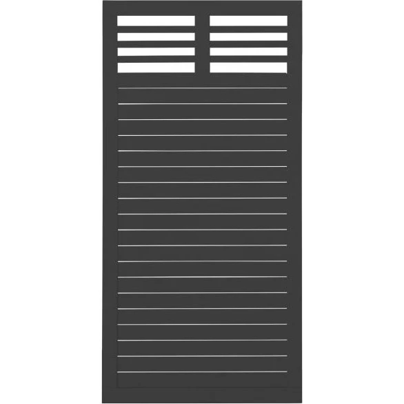 Plus Zaun Decora 90 x 180 cm schwarz