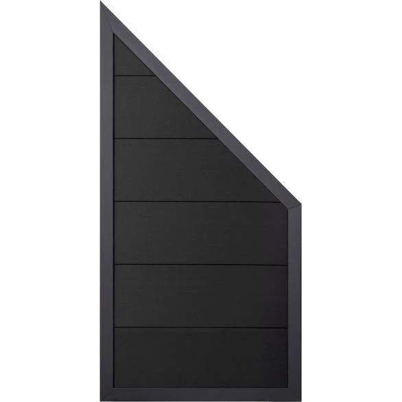 VIENTO Sichtschutz WPC anthrazit/anthrazit