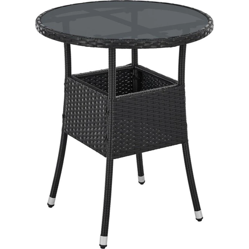 Yoro runder Gartentisch Ø60 cm Grau
