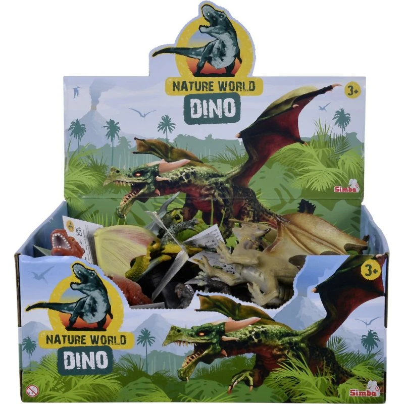 Simba Realistische Drachenfiguren 18-20 cm, 6 Arten