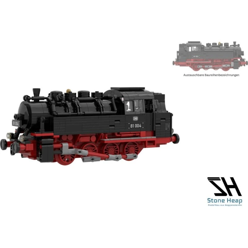 Stone Heap SH-3007 BR 81 Dampflok 1:46, 964 Teile