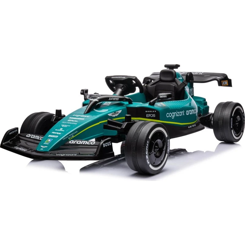 Aston Martin Aramco Cognizant F1 Elektro-Kinderauto mit Lizenz