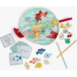 Magnetic Fish 24 Teile – Holzfischspiel mit 3in1-Funktion