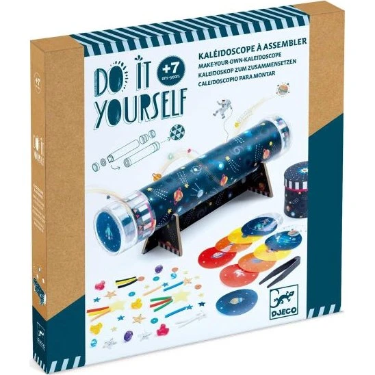 DJECO Kaleidoskop Raumfahrt mit leuchtenden Sternen