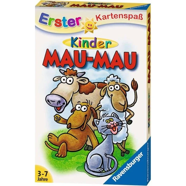 Ravensburger Kinder Mau Mau – Kartenspiel ab 3 Jahren