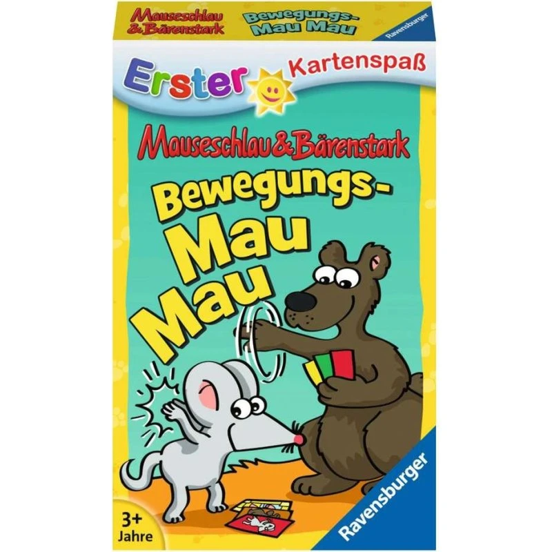 Mauseschlau & Bärenstark: Bewegungs-Mau Mau, Kinderkartenspiel