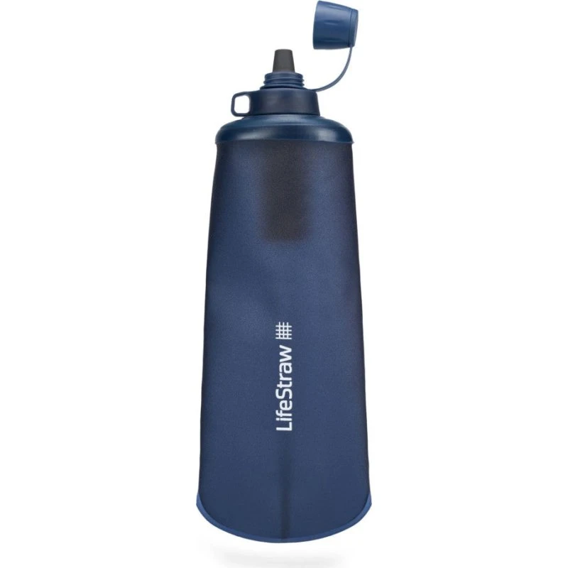 LifeStraw Peak Squeeze Flasche 1L blau