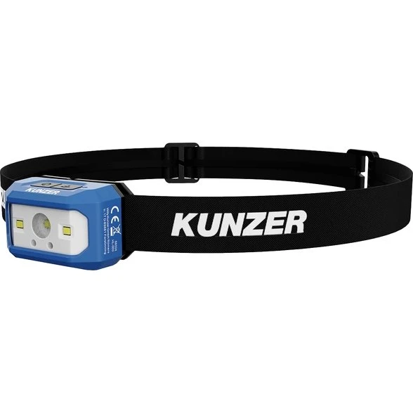 Kunzer HL-002 LED Stirnlampe, 300lm, batteriebetrieben