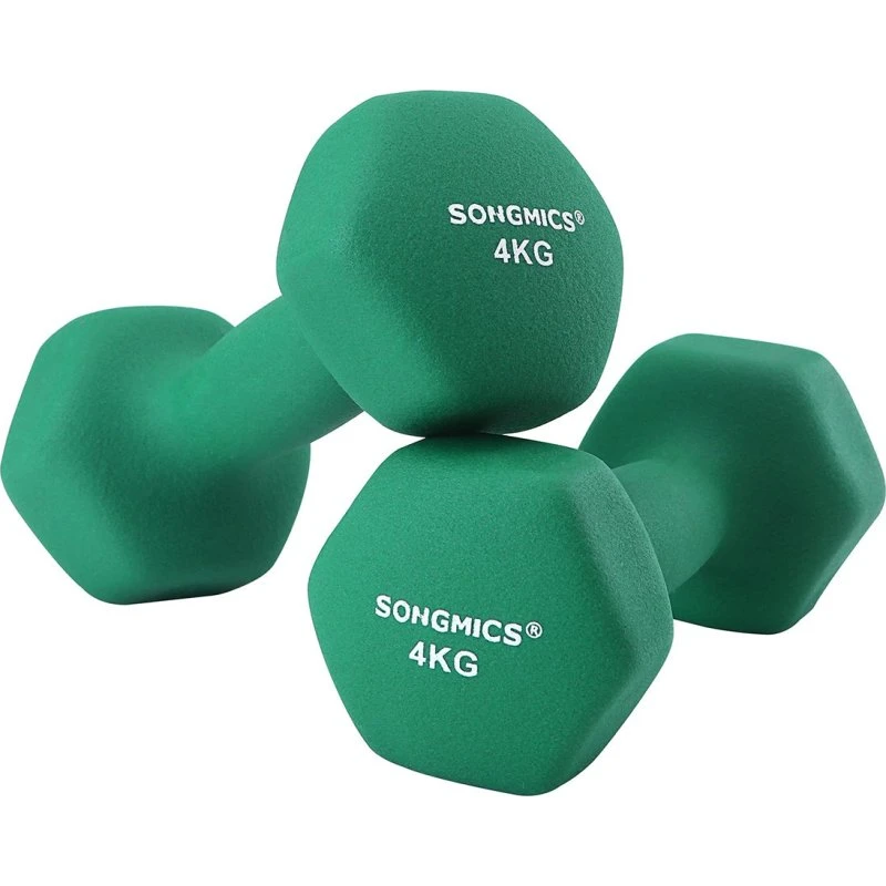 SONGMICS Kurzhanteln 2er Set 4 kg schwarz
