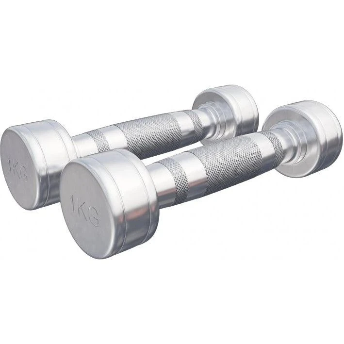 Gorilla Sports 2x1 kg Kurzhantel Chrom 1-20 kg