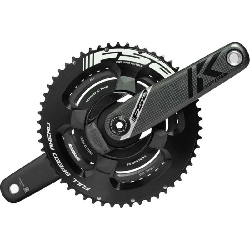 FSA PowerBox K-Force Team Edition Kurbelgarnitur 170mm 54x40D Schwarz