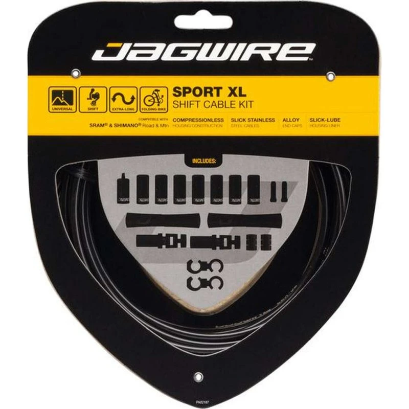Jagwire Universal Sport XL Schaltzugset rot