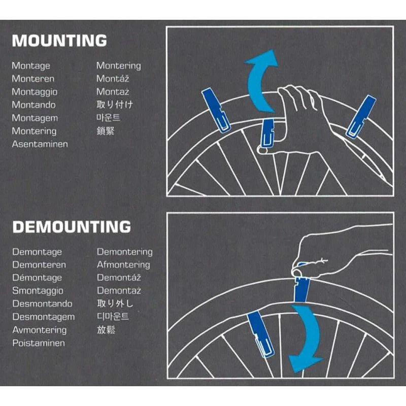 Schwalbe Reifenheber 3er-Satz Skyblue