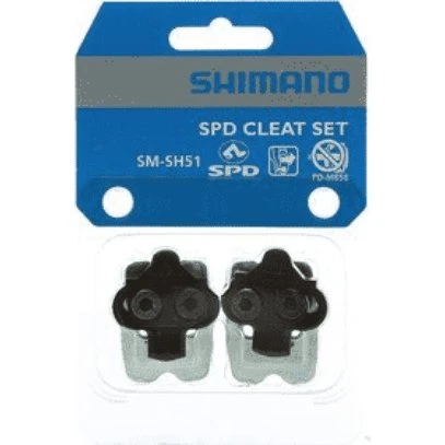 Shimano SPD-Schuhplatte SM-SH51, Einzelset, einseitiger Ausstieg