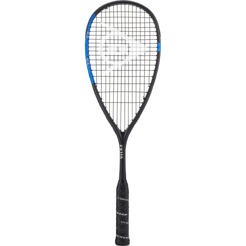 Dunlop FX115 Squashschläger 115g schwarz/blau/gelb besaitet