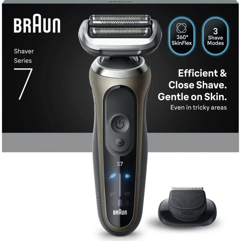 Braun Series 7 72-C1200s Nass&Trocken Rasierer Gold