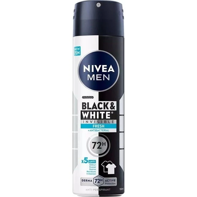 Nivea Men Black & White Fresh Spray 150 ml