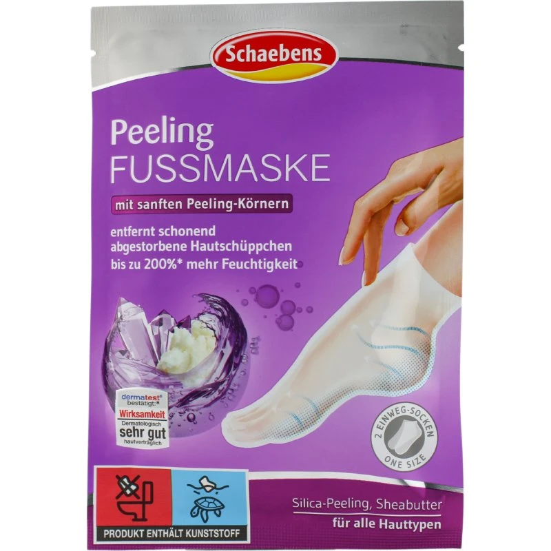 Schaebens Peeling Fußmaske 1 Paar