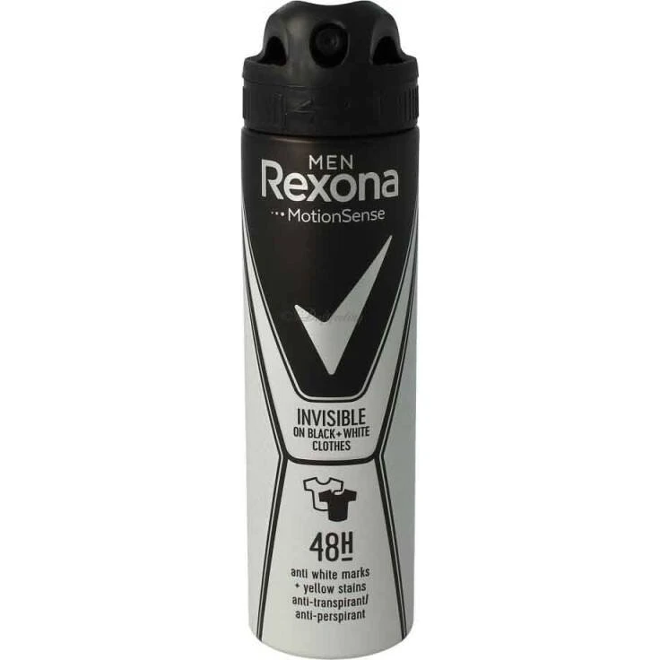Rexona Men Invisible On Black + White Deospray 150 ml