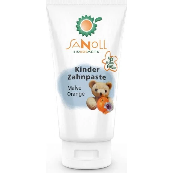 Sanoll Kinder Zahnpaste Orange-Malve (Bio)