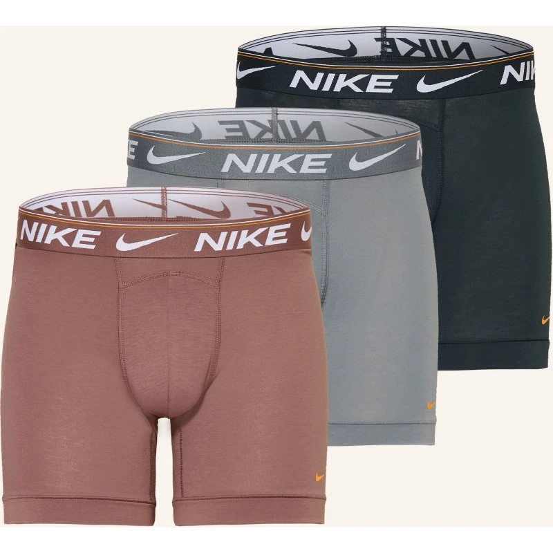 Nike Boxer Brief 3PK Ultra Comfort Schwarz/Grün/Orange