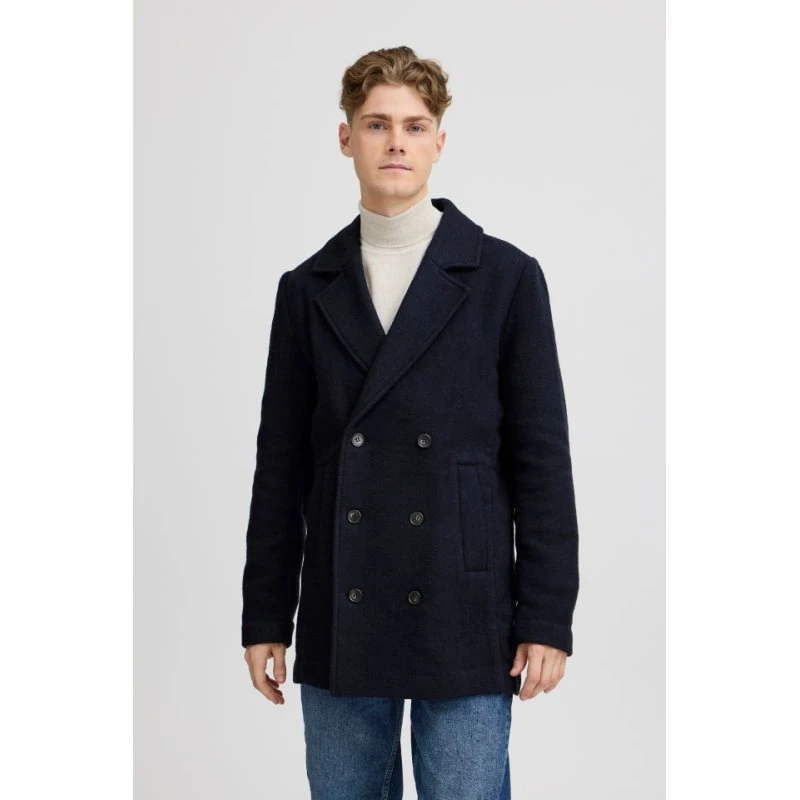 CFVilmer Wollmantel Blau Herren