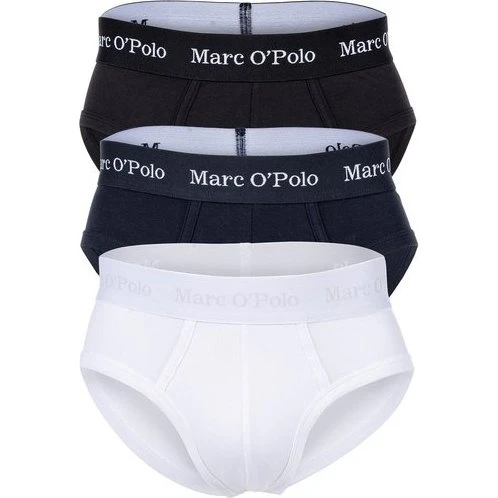 Marc O'Polo Slip 3er Pack Navy/Weiß/Schwarz