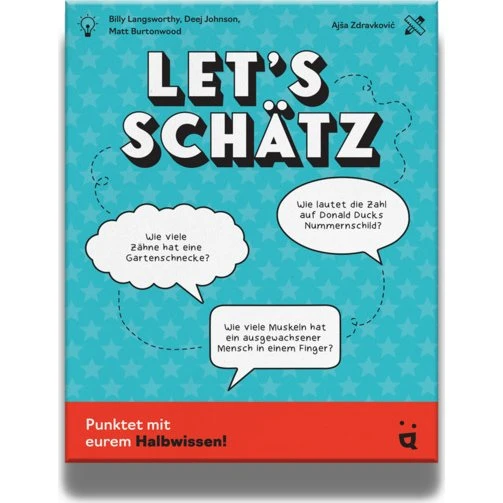 Let's Schätz - Schätzspiel für 2-8 Spieler