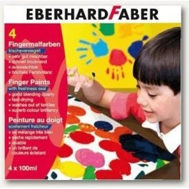 Eberhard Faber Fingerfarbe 4x100 ml sortiert