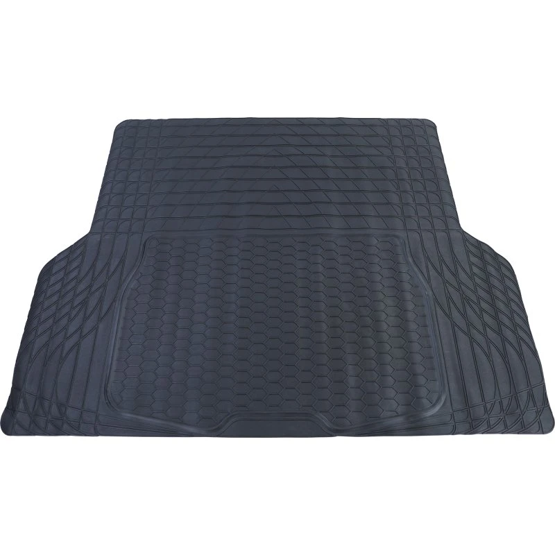 Gummi Kofferraummatte Schwarz 108x140 cm zuschneidbar
