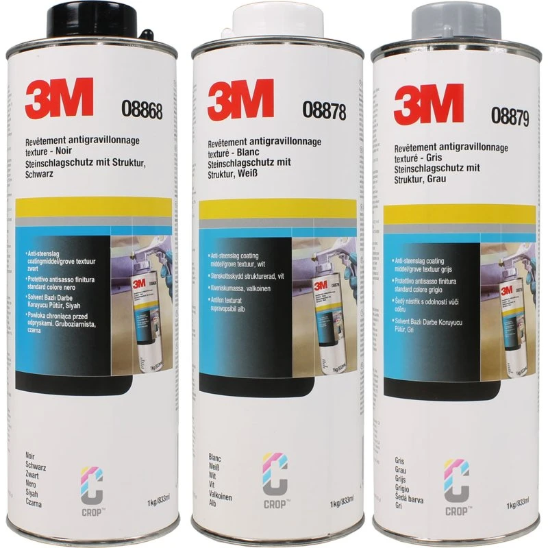 3M Steinschlagschutz mit Struktur schwarz 08868 (1l)