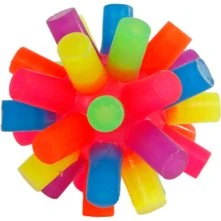 Sombo Licht-Hüpfball mit Stacheln, 7,8 cm