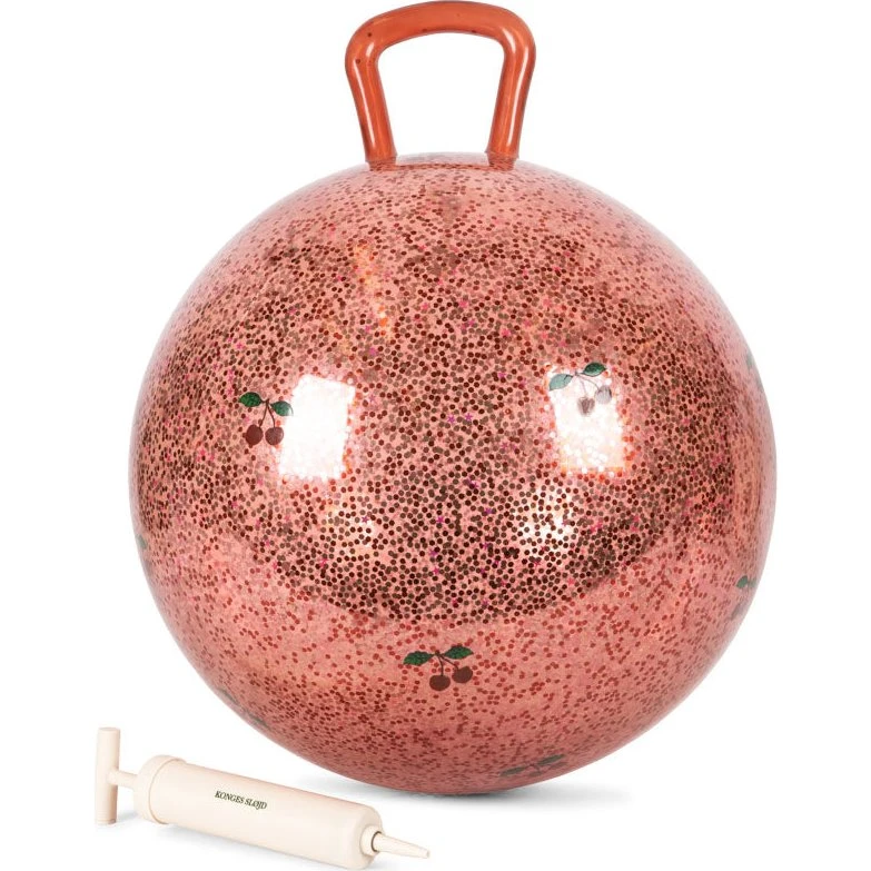 Konges Sløjd Glitzer-Hüpfball Cherry 50 cm